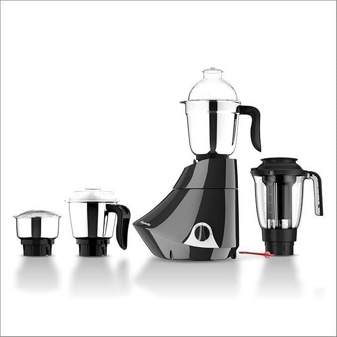 Butterfly Smart Mixer Grinder, 750W, 4 Jars (Grey)