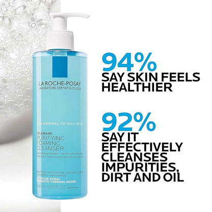 La Roche-Posay Toleriane Purifying Foaming Cleanser (For Normal To Oily Skin) 400ml/13.52oz