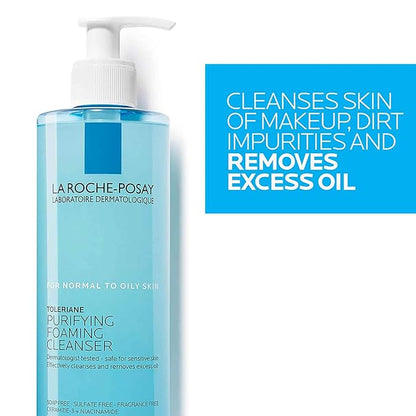 La Roche-Posay Toleriane Purifying Foaming Cleanser (For Normal To Oily Skin) 400ml/13.52oz